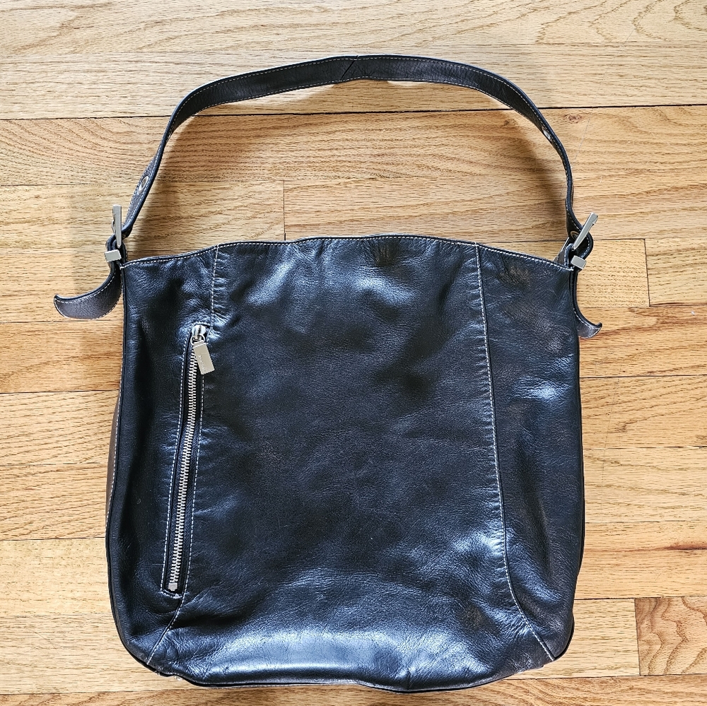 Perlina Black Leather Women's Bag Soft Leather